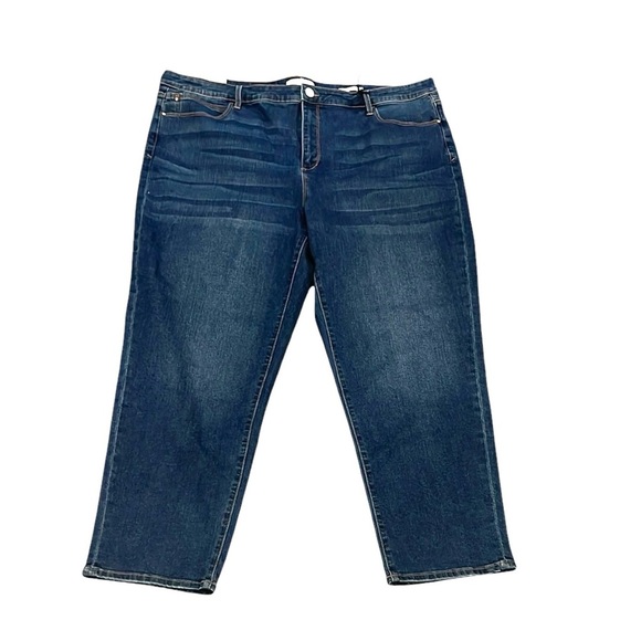 Skinny Girl women’s Celeste straight medium Wash high waisted jeans 22W NWT - Picture 1 of 10